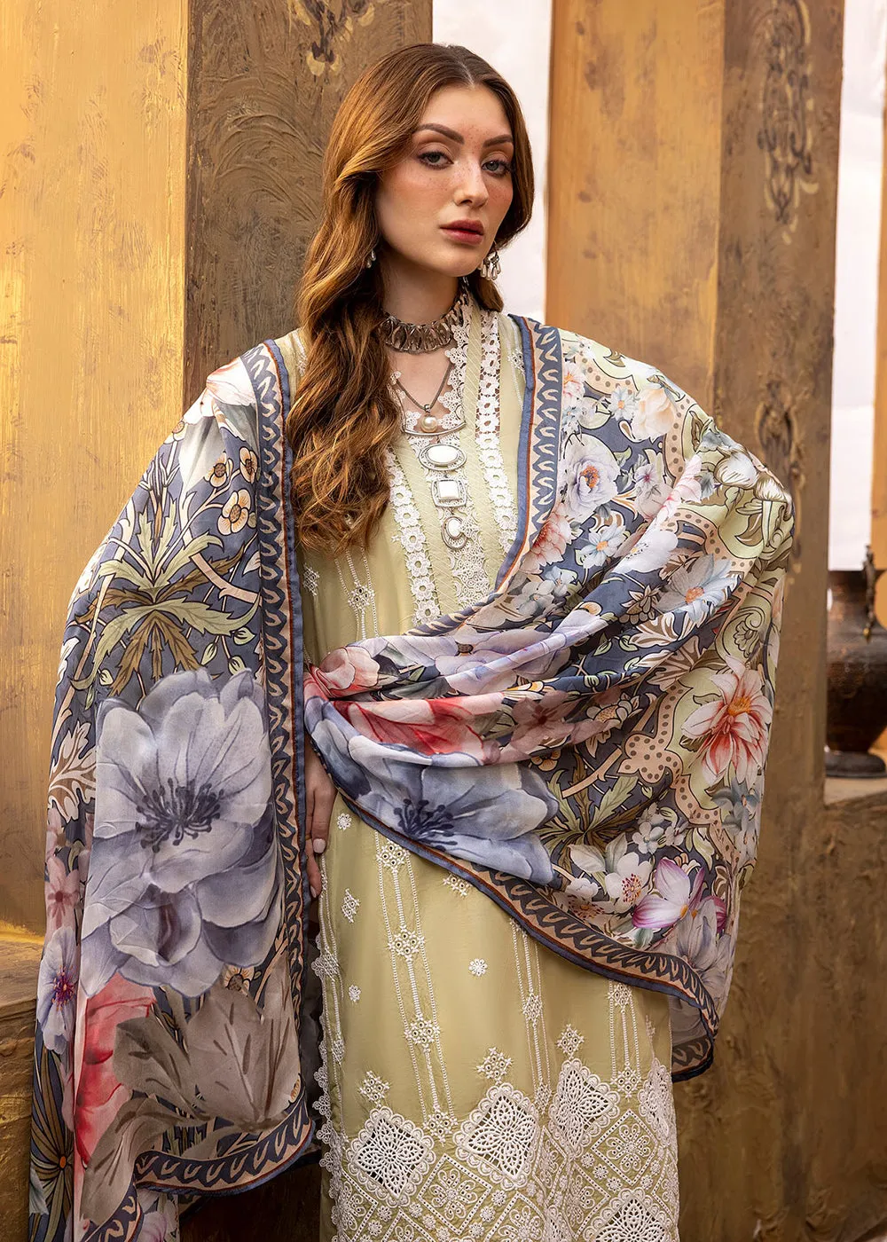Adan's Libas Embroidered Lawn 2024 by Ayesha Zia | 5513