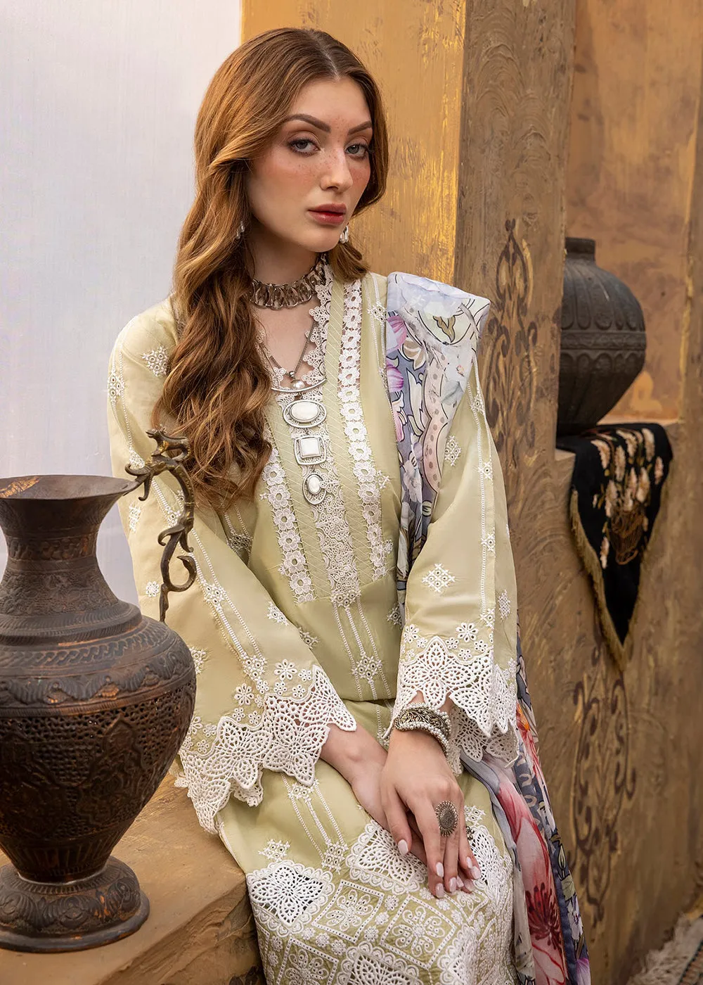 Adan's Libas Embroidered Lawn 2024 by Ayesha Zia | 5513