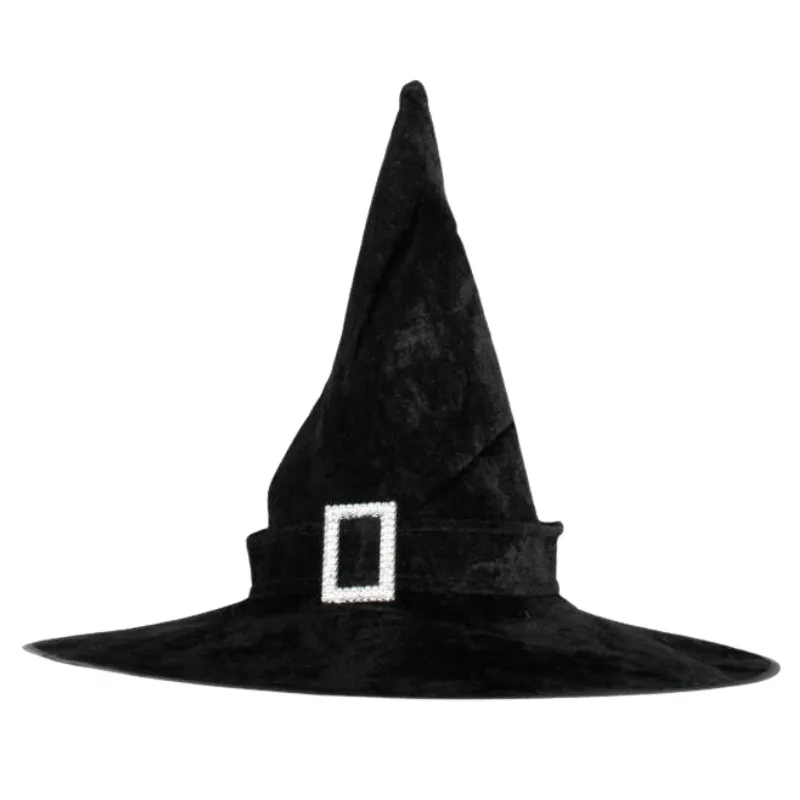 Black Velvet Witch Hat