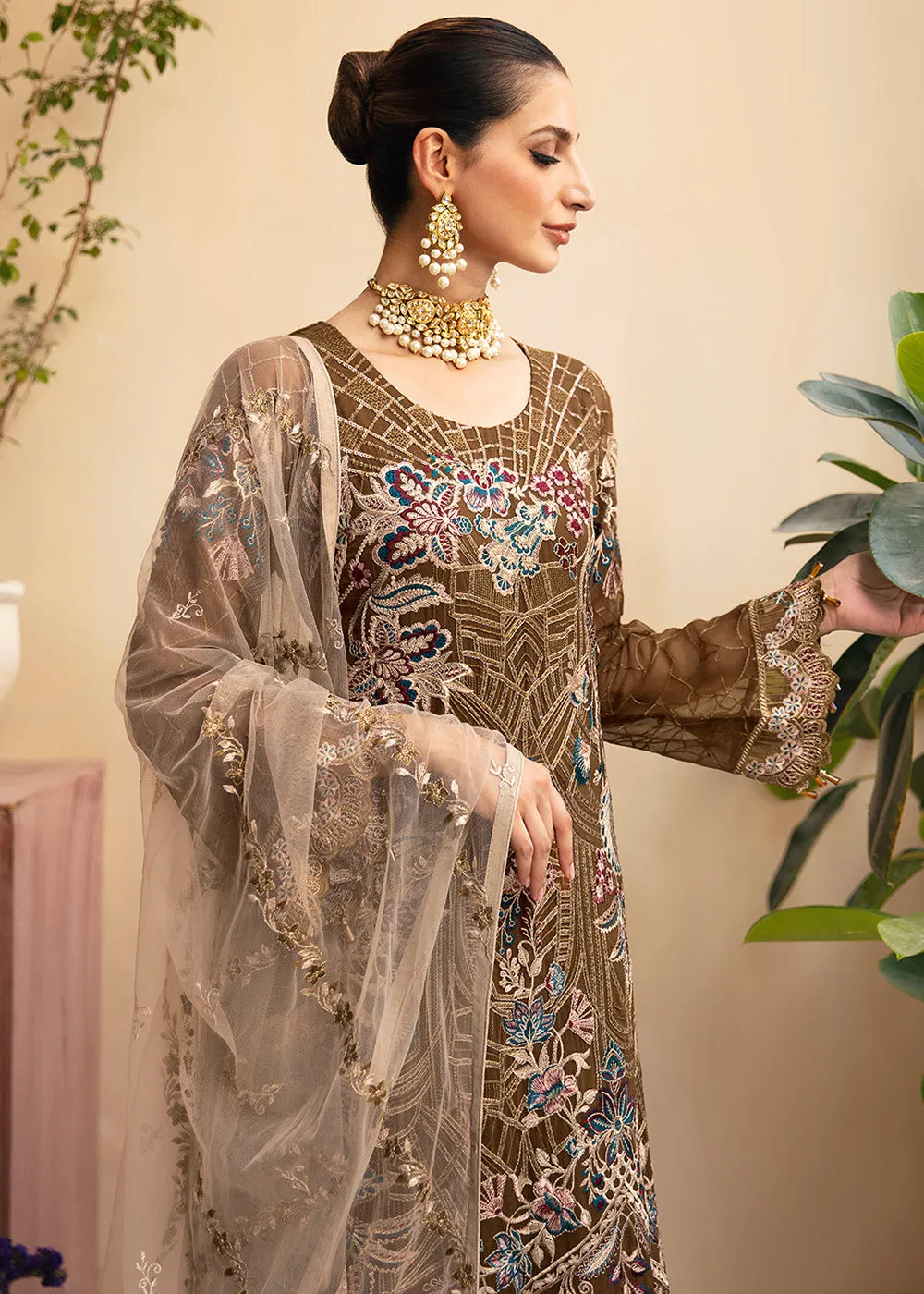 Chevron Luxury Chiffon Collection 24 by Ramsha | A-910