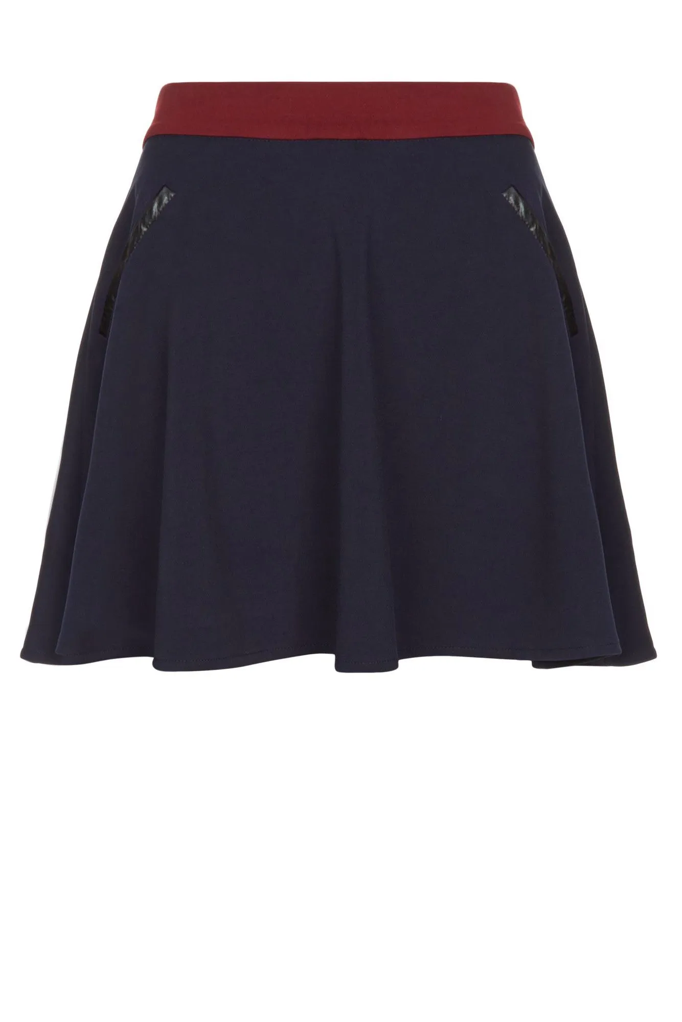 Cutie Block Print A-line Skirt