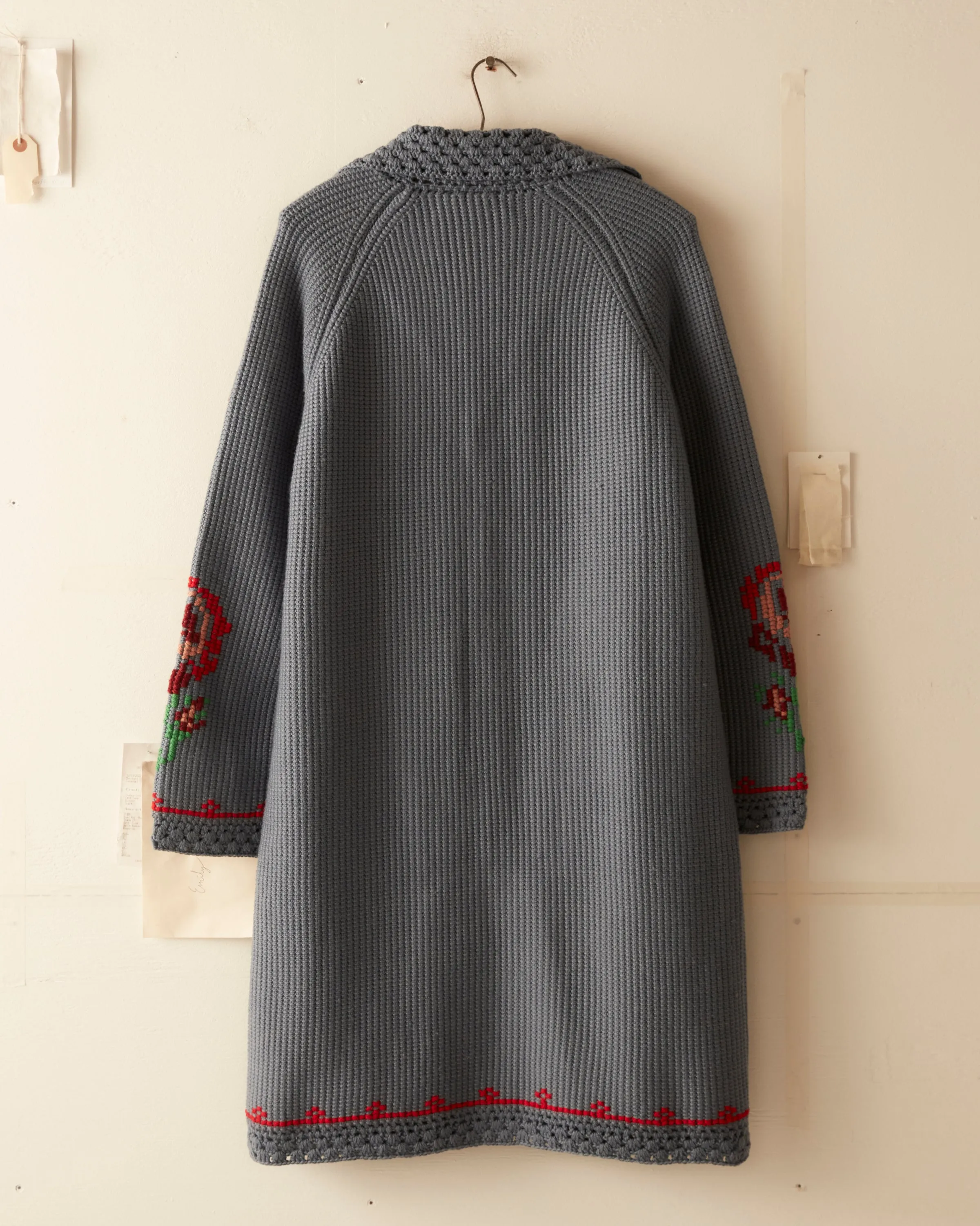 Fleur Cross Stitch Cardigan