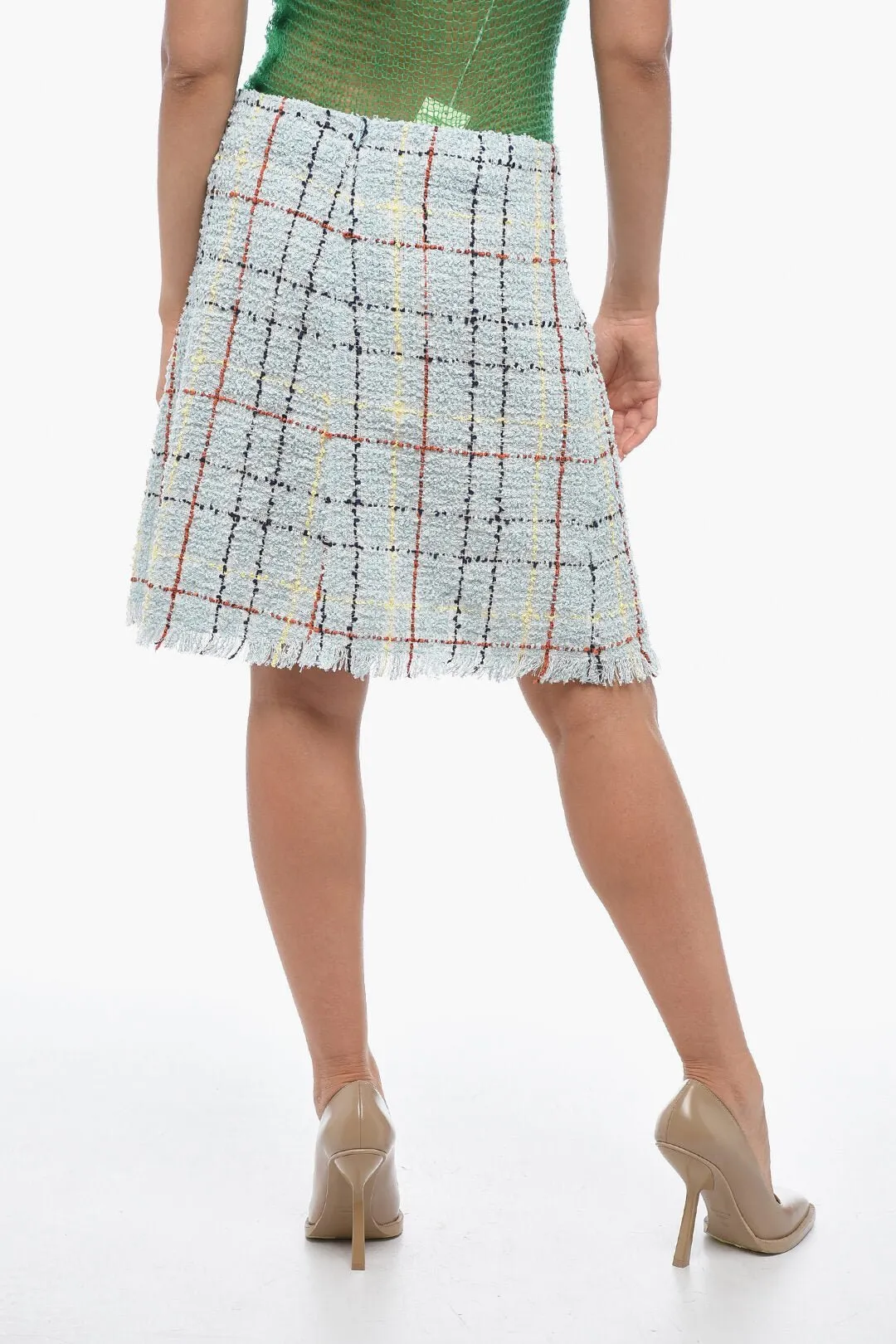 Marni Tweed A-Line Miniskirt