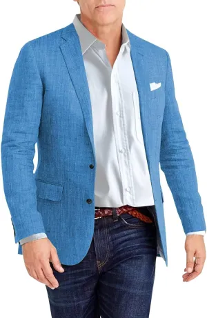 Mens Casual Blazer Regular Fit Linen Suit Jacket and Sports Coat Lightweight Men's Suit Separates