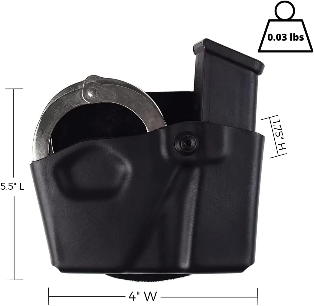 Safariland 573 Open Top Magazine and Handcuff Pouch
