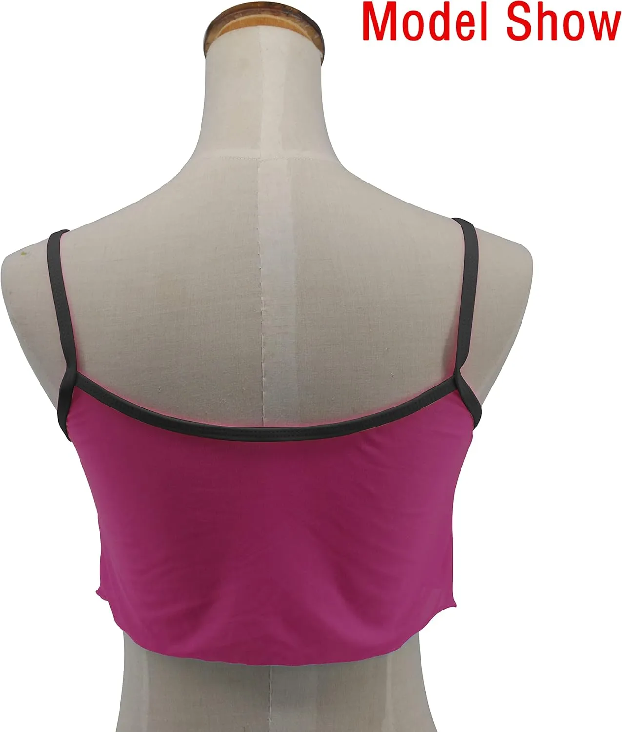SHERRYLO Sheer Tank Tops for Women See Through Stretch Crop Top Summer Sleeveless Strap Mesh Cami Top
