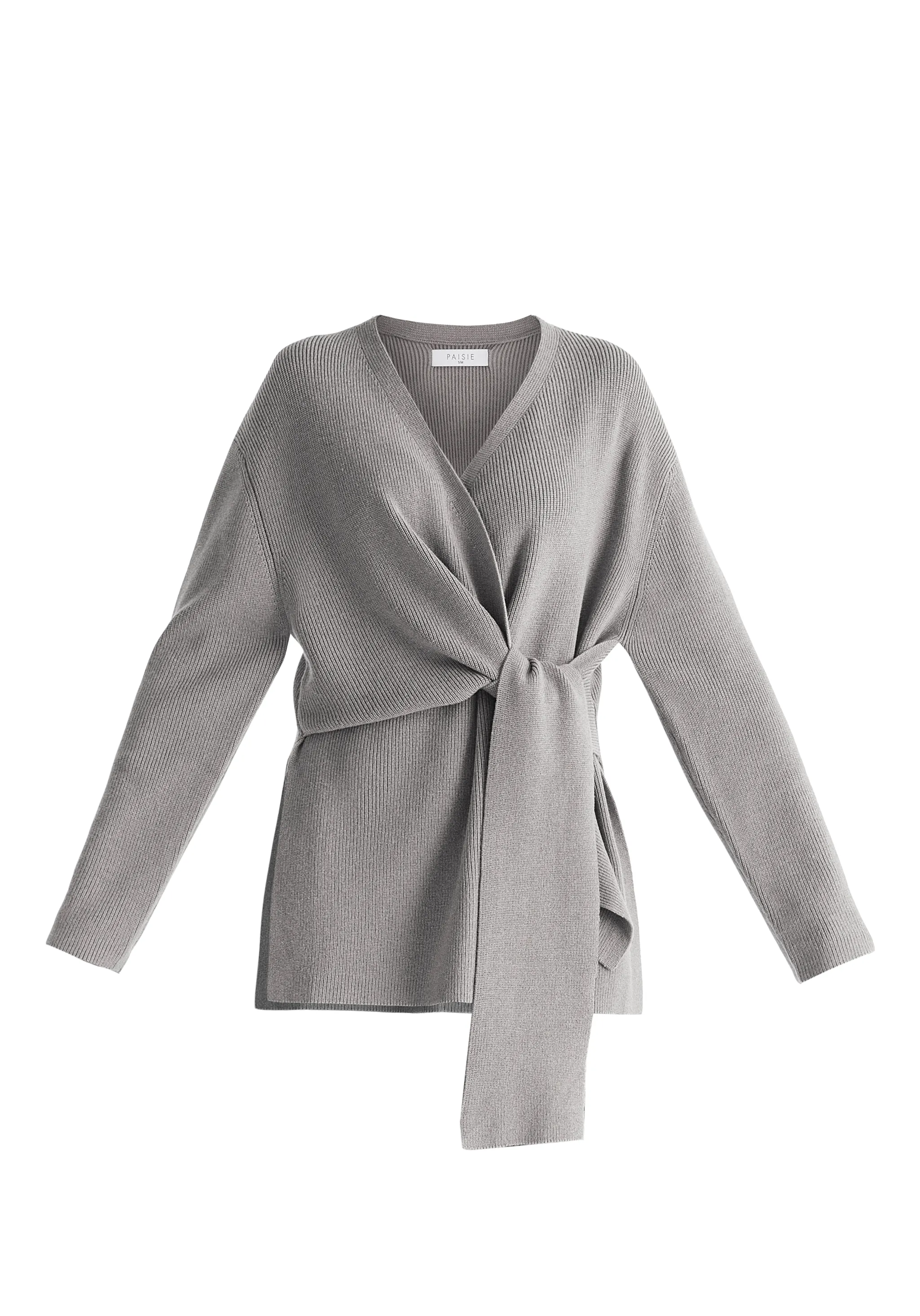 Wrap Side Tie Knit Jumper